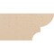 Ekena Millwork 4in. W x 6in. H x 12in. L Ridgewood Woodgrain TimberThane Rafter Tail, Primed Tan RFTUR04X06X12RIDRCPR - alternate 4